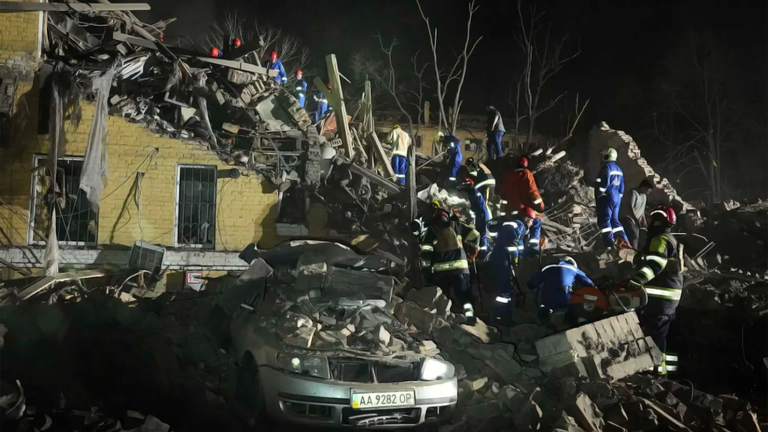 Russian Missile and Drone Strikes on Kyiv Kill Civilians, Damage EU Office Amid Rising Tensions