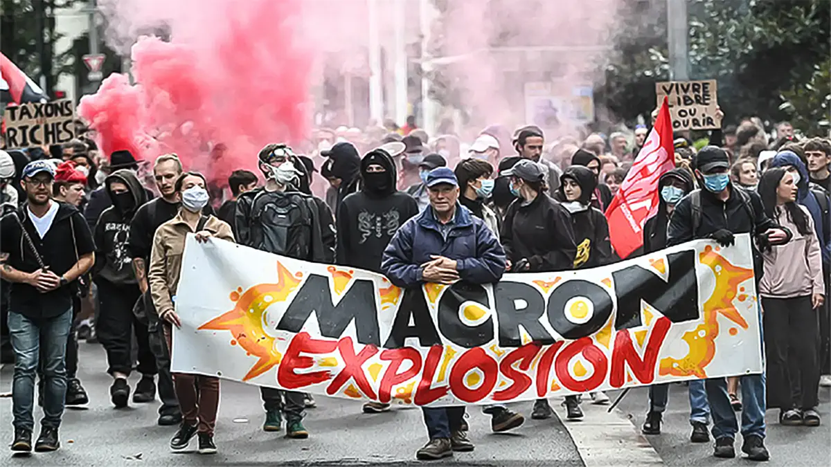 Mass Protests Erupt in France as New Prime Minister Faces Austerity Backlash