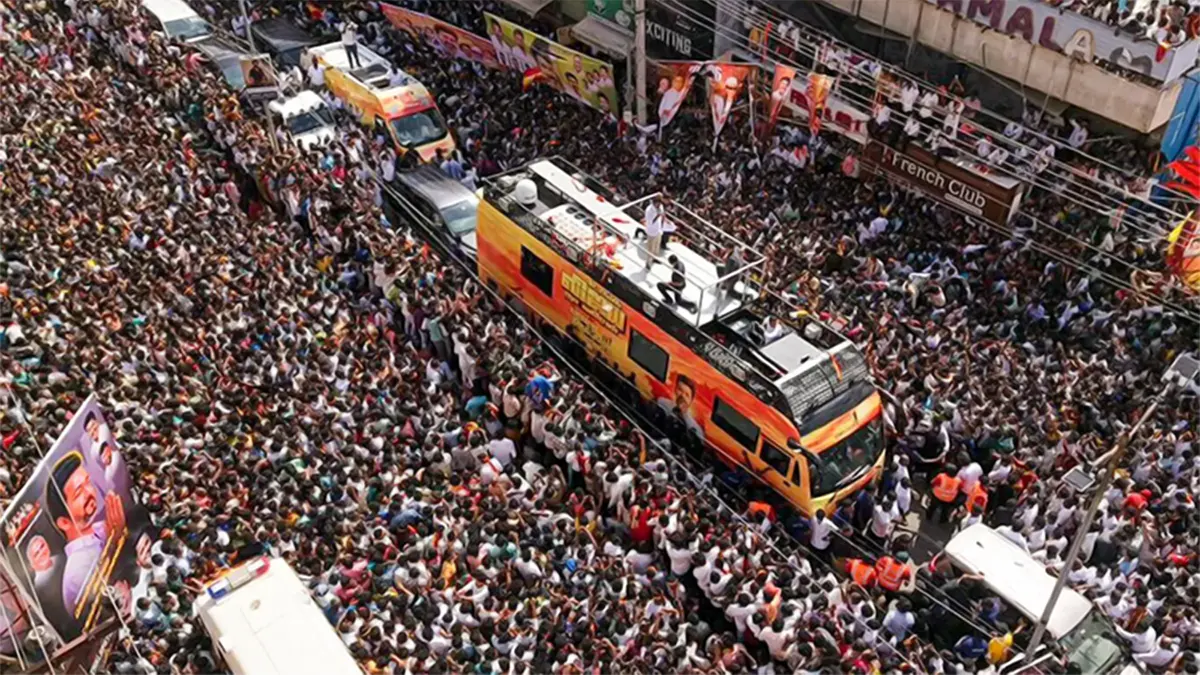 Deadly Crowd Crush at Actor Vijay’s Political Rally in Tamil Nadu Leaves Dozens Dead