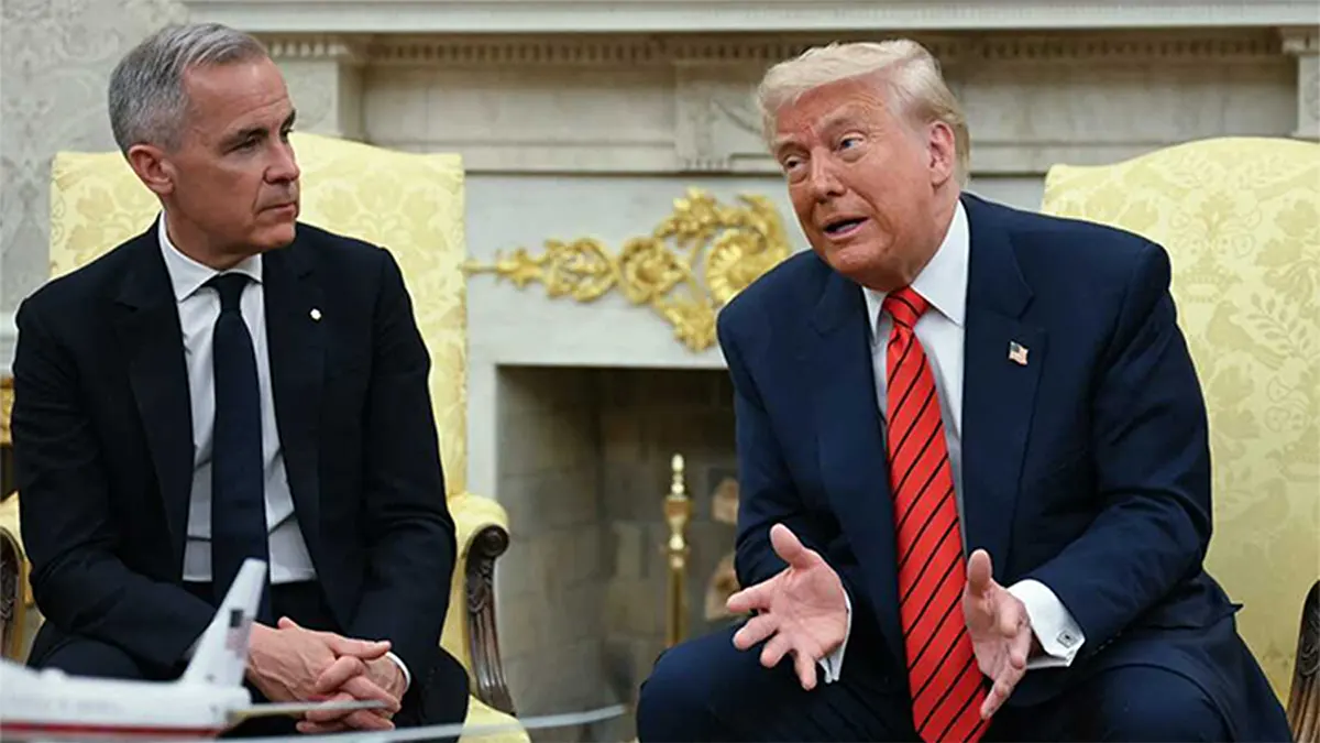 Carney and Trump Meet in Washington as Tariff Tensions Continue