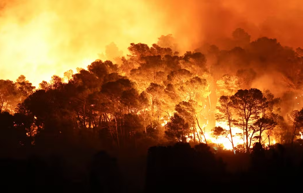 Decade’s Largest Blaze Contained in Southern France, but Heatwave Threatens Reignition