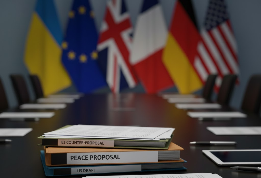 European Powers Issue Counter-Proposal to U.S. Ukraine Peace Plan as Diplomatic Talks Intensify