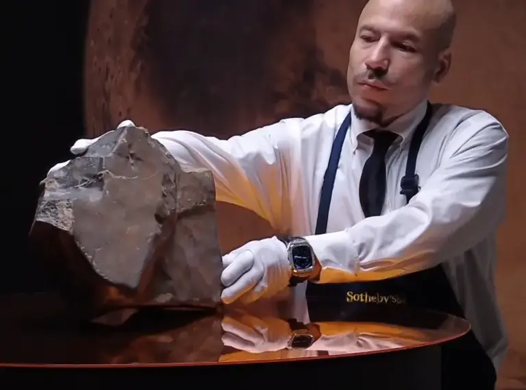 Giant Martian Meteorite, Largest Ever Found, Set to Fetch Millions at Sotheby’s Auction