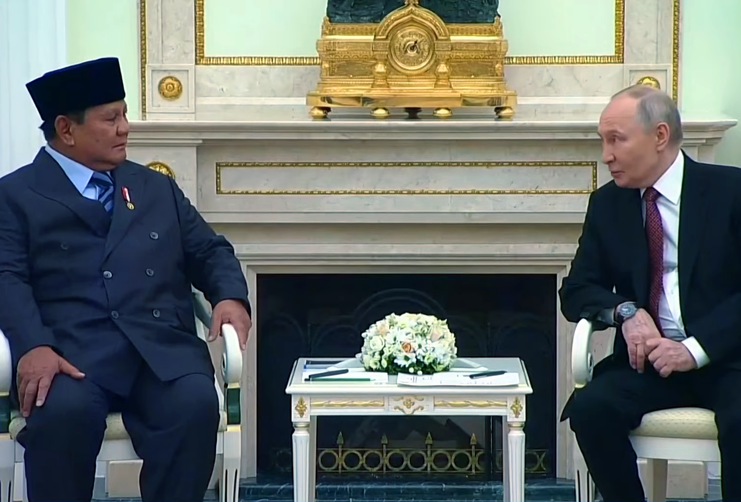 Indonesian President Prabowo Subianto Holds Strategic Talks with President Putin in Moscow