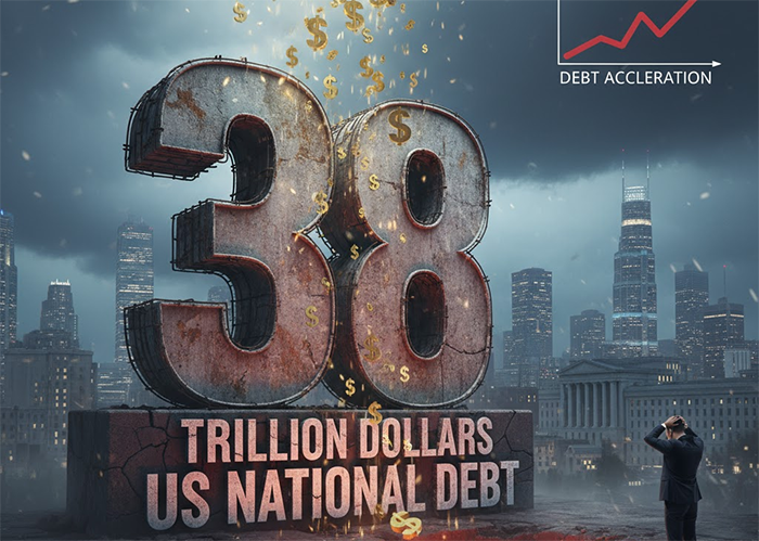 America’s $38 Trillion Moment: Inside the Relentless Rise of the U.S. National Debt