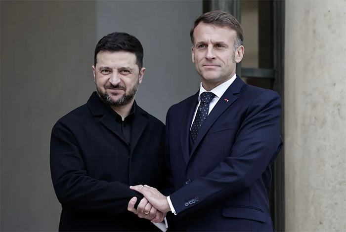 Diplomatic Momentum Builds as Zelenskyy Meets Macron to Discuss U.S.-Backed Peace Plan