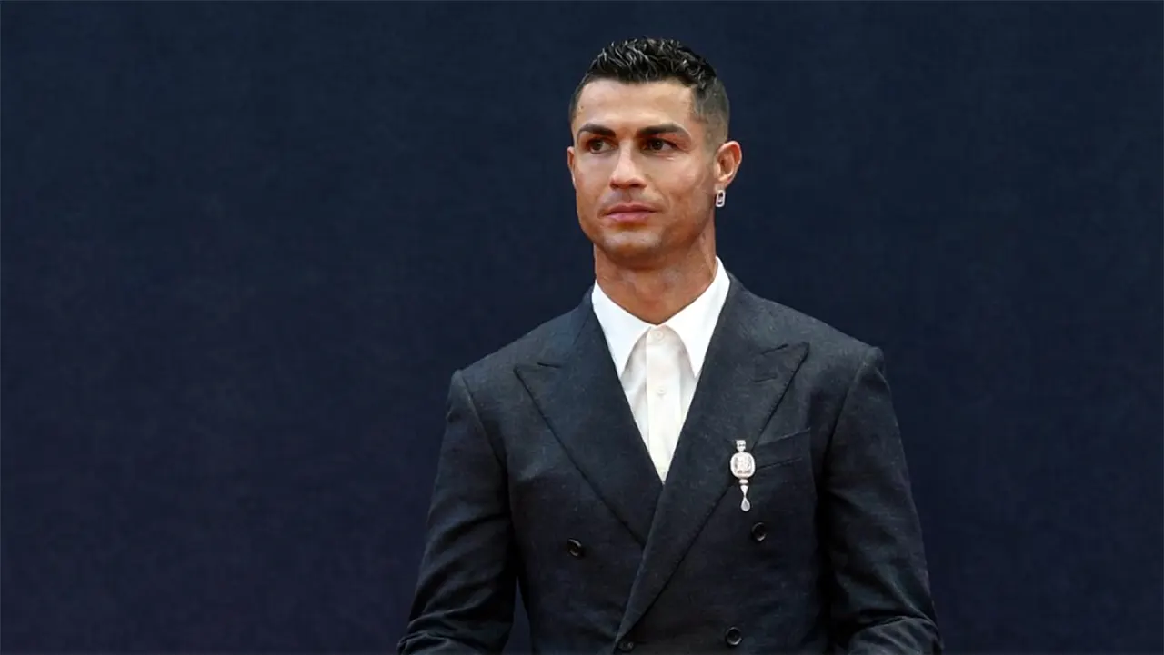 Cristiano Ronaldo at official event following his 25% ownership stake in UD Almería in 2026