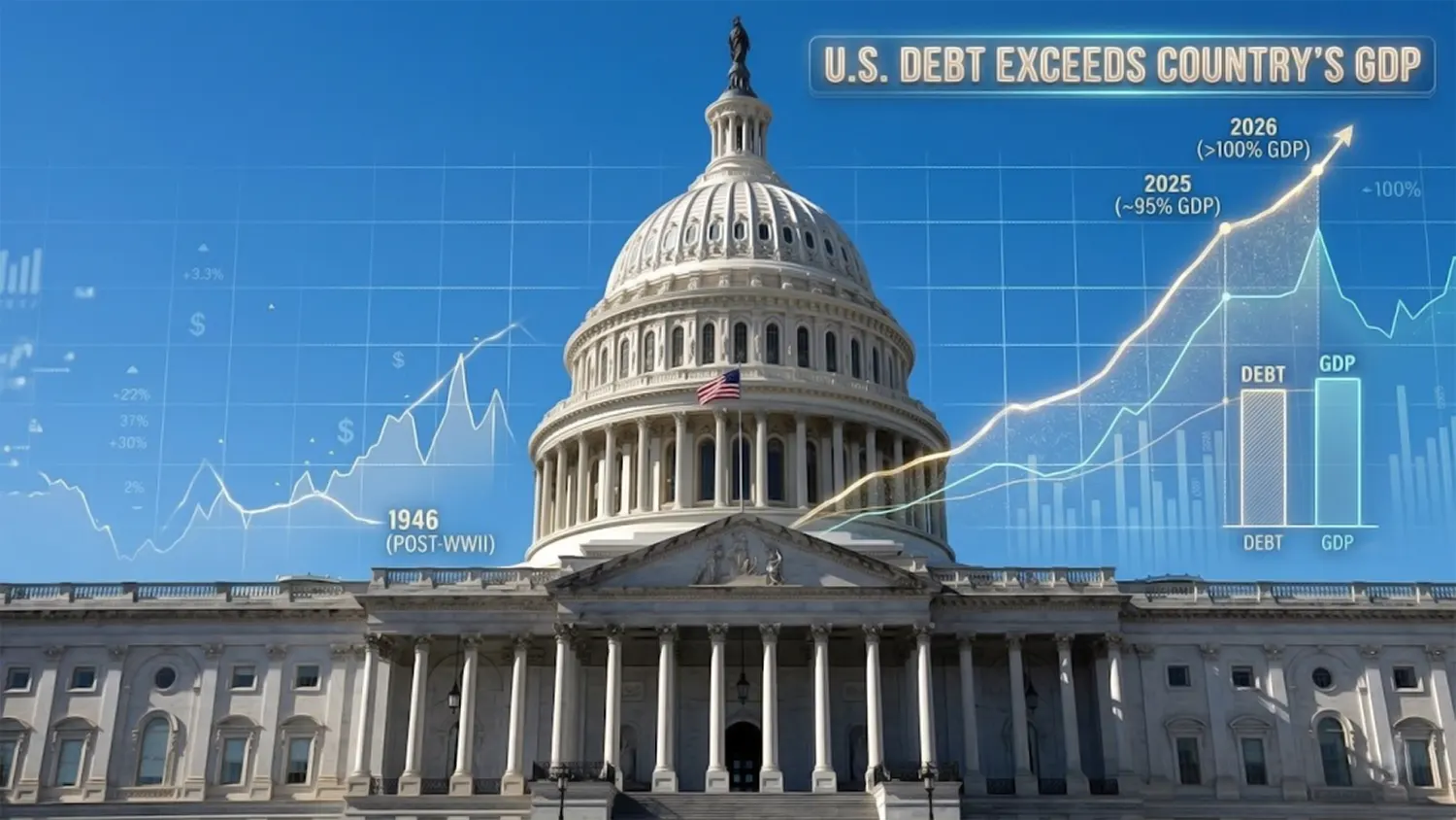 U.S. National Debt Surpasses GDP in 2026: What It Means for the Economy