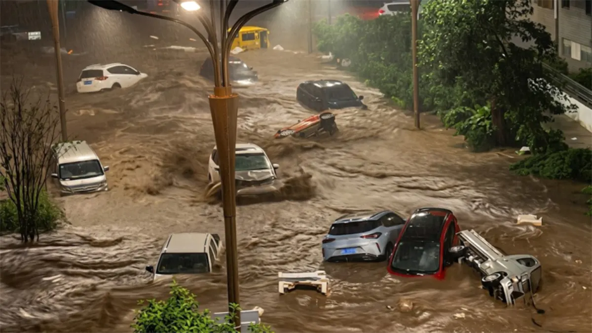 Typhoon Bavi Triggers Widespread Flooding Across China After Double Landfall